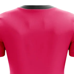 เสื้อคริกเก็ตสีชมพูสำหรับผู้ชาย แบบซับลิเมชั่น แขนสั้น เสื้อกีฬา สำหรับการแข่งขัน ชุดทีม ชุดฝึกซ้อม เสื้อผ้าสำหรับการแสดง - Product Image 3