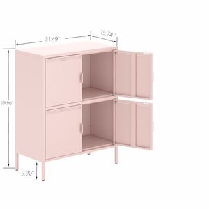 Carrello da Cucina Moderno in Stile Industriale Vintage, Trolley in Legno e Metallo, Plastica e Acciaio - Product Image 6
