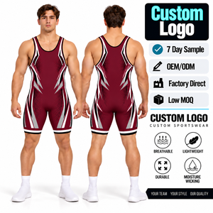 Nuevo Estilo en Venta, Singlet de Lucha Libre Unisex con Diseño Premium 100% Sublimado - Product Image 1