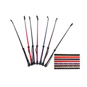 Corde de dressage pour chevaux en nylon tressé de qualité supérieure, fouet d'équitation durable, aide légère pour l'équitation, entraînement des chevaux - Product Image 3