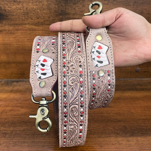 Pièces de sac pour femmes Accessoires de sac à bandoulière en cuir usiné à la main Fabricant de sangles de remplacement en cuir de vache Crossbody Purse Straps - Product Image 2