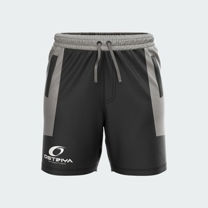 Shorts de sport pour hommes sur mesure de qualité supérieure avec poches avant, prix de gros abordable, taille personnalisée, couleur unie, toile - Product Image 3