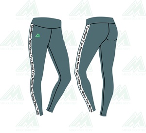 Legging de yoga taille haute respirant sans couture avec cordon de serrage, effet ventre plat, anti-cellulite, en polyester, pour le sport et le fitness - Product Image 4