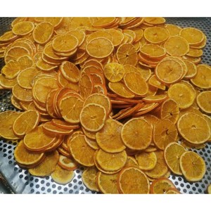 Tranches d'orange séchées en vrac, naturelles, sucrées, agrumes, 10 kg, emballage sous vide, pour la pâtisserie et la décoration de cocktails - Product Image 1