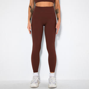 Ropa de Yoga sin Costuras de Cintura Alta para Mujer, Leggings Deportivos, Ropa Deportiva para Gimnasio, al por Mayor y Personalizada OEM - Product Image 5