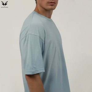Camisetas de Hombre al por Mayor con Lavado Ácido, Cómodas para Uso Diario, Tela de Algodón Suave, Manga Corta, con Logotipo Personalizado Disponible - Product Image 5