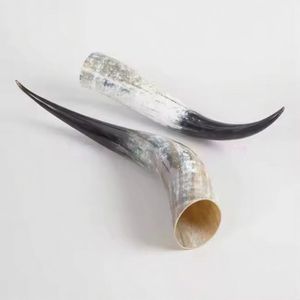 Corne de Viking artisanale écologique REHMAN CRAFT avec gravure nordique, corne de buffle naturelle, objet décoratif médiéval de collection - Product Image 6