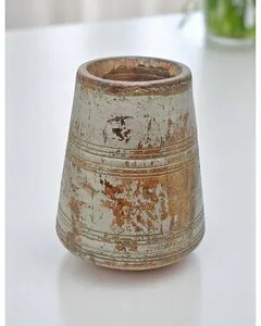 Maceta de Madera Vintage, Florero Decorativo para Sala de Estar, Dormitorio, Comedor, Consola, Decoración de Casa de Campo, Hotel - Product Image 3