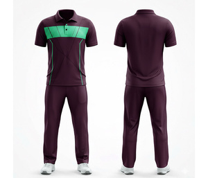 <b>Cricket</b> Jersey and Pant Set with Custom Branding | Men Women Youth <b>Cricket</b> Wears Polo Shirt and Trouser Full Team - Product Image 1