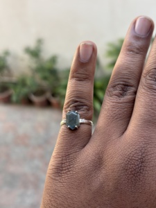 Handmade <b>Ring</b> Hexagon Shaped Meditation All Sizes Wholesale Supplier <b>Labradorite</b> 925 Sterling Silver Gemstone <b>Ring</b> - Product Image 5