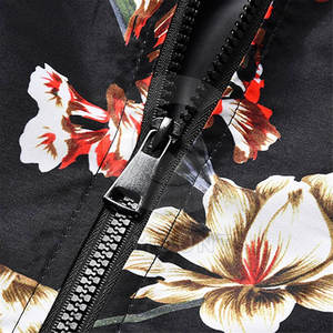 Chaqueta Casual Estampada, Ligera y Moderna, con Cierre, Cortavientos, Estilo Urbano para Actividades al Aire Libre - Product Image 5