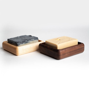 Nouvelle collection de boîtes à savon en bois de bambou naturel accessoires de salle de bains porte-savon plateaux - Product Image 5