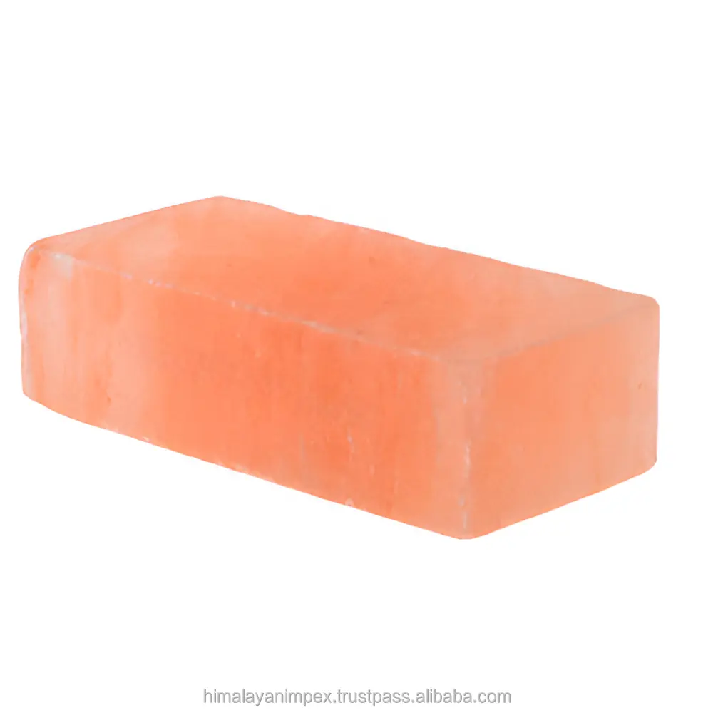 Azulejos/tijolos de sal-rocha rosa do Himalaia Paquistanês de qualidade premium 8" x 4" x 2" polegadas para sauna e terapia de SPA