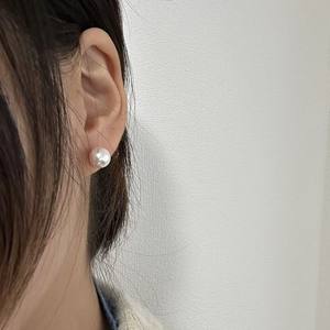 7-8 Seedless Manta Rose Freshwater <b>Pearl</b> <b>Earrings</b> Thick Aurora Gemstone Special Bright Strange Color Wild Feeling Unusual Beauty - Product Image 4