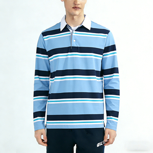 Camisa de Golf de Manga Corta para Hombre, con Logotipo Personalizado, Color Sólido, Transpirable, Antiarrugas, de Secado Rápido, 100% Algodón Tejido, para Uso Casual - Product Image 1