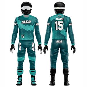 ชุดแข่งรถวิบาก MX ลายพิมพ์ซับลิเมชั่นดีไซน์วินเทจใหม่ ผ้าไนลอนโพลีเอสเตอร์คุณภาพสูง สำหรับผู้ชาย - Product Image 1