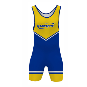 Maillot de lutte sublimé pour hommes, tenue d'équipe imprimée de pointe, durable, léger, uniforme sportif de tournoi, vente en gros usine - Product Image 6