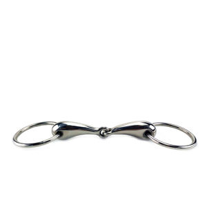 Minarat Custom Horse Mors à étrier articulé en acier inoxydable avec anneau buccal, confortable et durable, équipement d'équitation, modèle d'entraînement - Product Image 4