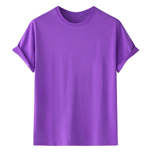 Men's Short Sleeve O-Neck T-Shirt Regular Fit <b>Animal</b> Print Front Logo Casual 100% Cotton <b>Knitted</b> Anti-Pilling Embossed - Product Image 5