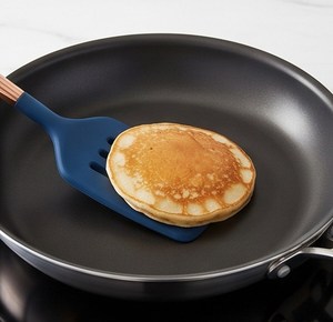 Juego de utensilios de cocina de silicona de estilo contemporáneo, 6 piezas, con mangos de acero inoxidable, herramientas de cocina azules - Product Image 3