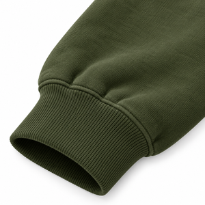 Sweat-shirt polaire oversize à capuche zippé pour femme, motif chat noir, citrouille et lune, vert olive, décontracté, pour Halloween et l'hiver - Product Image 2