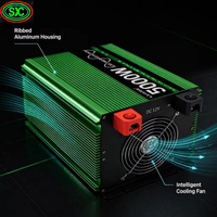 Onduleur solaire hors réseau à onde sinusoïdale pure 5000W de puissance de crête, entrée DC12V/24V, sortie AC110V, portable, 90% d'efficacité, pour véhicule et maison