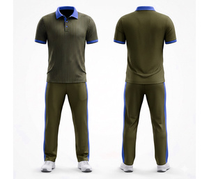 <b>Cricket</b> Team Wear Full Customization Available Full Sublimation Printing | Men Women Youth <b>Cricket</b> Wears Polo Shirt and Trouser - Product Image 4