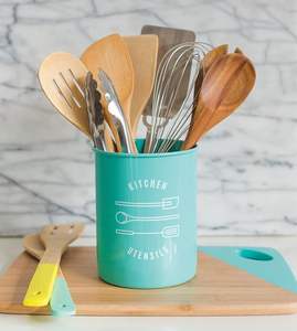 Portacubiertos metálico inteligente para accesorios de cocina organizados que proporciona un almacenamiento eficiente y limpio - Product Image 4