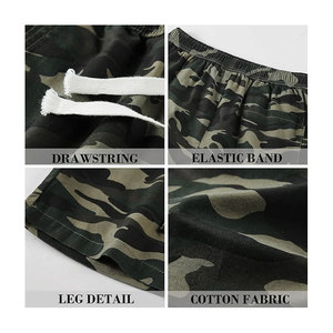 กางเกงขาสั้นคาร์โก้คุณภาพสูงสำหรับฤดูร้อน ผู้ชายไซส์ใหญ่ ผ้าฝ้ายลำลอง กางเกงกีฬาห้าส่วน สำหรับฤดูร้อนและชายหาด รับผลิตแบบ OEM - Product Image 4