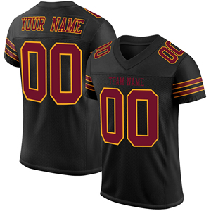 Best <b>Hot</b> Selling New White Black <b>Red</b> Breathable Printed Custom Logo Sublimation Printed American Football Jersey in Cheap Prices - Product Image 4