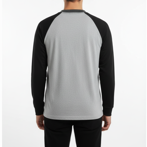 T-shirt en coton léger pour homme, col rond, coupe classique, couleur unie, fournisseur en gros de vêtements décontractés - Product Image 3