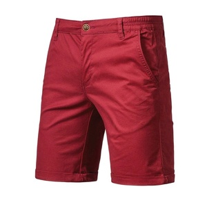Pantalones Cortos Casuales Deportivos Transpirables de Tela Oxford con Lavado Ácido Sólido Personalizados, de Poliéster/Algodón, con Cordón Ajustable y Estampado por Transferencia Térmica - Product Image 6