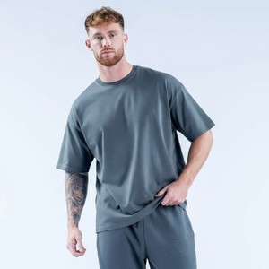T-shirt Homme Oversize 100% Coton Personnalisable avec Logo – Style Urbain, Écologique, Respirant, Coupe Ample Décontractée, Lavage Vintage, Confortable - Product Image 4