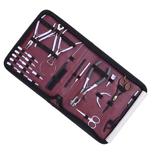 Kit complet d'installation et de retrait d'extensions capillaires pour salon, comprenant Pince à sertir micro-anneaux en acier inoxydable, Outil de pose pour extensions à bandes adhésives, Crochet à boucle Sc - Product Image 6