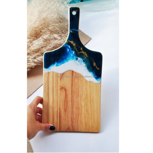 Tabla de cortar de resina epoxi de madera personalizada, epoxi de queso charcutería para el hogar de Falak World Export - Product Image 5
