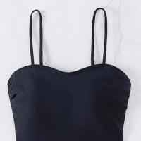 Ensemble de maillots de bain 2 pièces pour femmes, taille haute, string, grande taille, motif lettres, personnalisé, OEM, vente en gros, sport