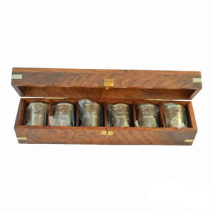 Juego de Vasos de Chupito Metálicos, Vasos Pequeños de Acero Inoxidable para Bar, Restaurante y Fiestas - Product Image 1