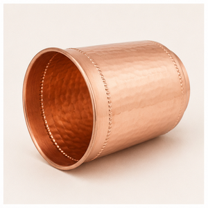 Gobelet en cuivre pur pour les bienfaits de la santé, design martelé, tasse à eau en cuivre pour la maison et la décoration de table de restaurant de luxe - Product Image 3
