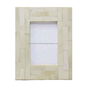 Beau cadre photo en bois incrusté de résine d'os personnalisé de l'Inde meilleure qualité fabriqué à la main pour la décoration de la maison Logo personnalisé - Product Image 2