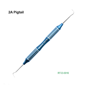 Explorer dentaire ergonomique double extrémité 2A Pigtail, manuel, en acier inoxydable, certifié CE, garantie 1 an, Roboz Tech, fabriqué au Pakistan - Product Image 1
