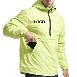 Men's Performance Quarter-Zip Sports <b>Jacket</b> Pro Fit Men's Active Fitness Wear Quick Dry Lightweight Skin Friendly Hooded <b>Jacket</b> - Product Image 1