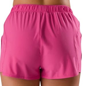Shorts Deportivos Ligeros de Color Rosa para Mujer, de Secado Rápido, Transpirables, para Entrenamiento, Gimnasio, Fitness, con Bolsillos - Product Image 4