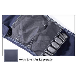 Pantalones de Trabajo Resistentes para Constructor, Tejido Transpirable, Construcción Duradera, Rodillas Reforzadas, Alta Resistencia - Product Image 4