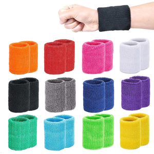 สายรัดข้อมือกีฬา ราคาถูก MOQ ต่ำ รับทำโลโก้ ผ้าฝ้าย 100% แห้งเร็ว ระบายอากาศดี ป้องกันอย่างมืออาชีพ รับผลิตแบบ OEM ODM - Product Image 5