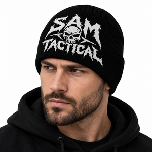 Bonnet unisexe noir uni en acrylique tricoté 100% pour l'hiver, style décontracté pour adultes, circonférence de la tête 56-58 cm, prix abordable - Product Image 3