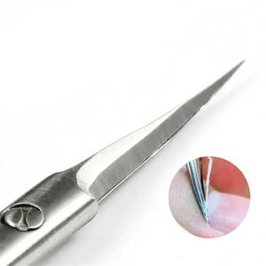 Nail Care <b>Cuticle</b> Stainless Steel <b>Scissor</b> Dead Skin Remover Beauty Tools <b>Cuticle</b> <b>Scissor</b> Straight Sharp Blade Round Hole - Product Image 3