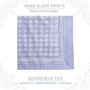 Nouveau sarong en coton imprimé à la main pour femmes, léger, idéal comme paréo de bikini, pour la plage et les vacances d'été - Product Image 1