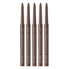 Delineador de Ojos Marrón The Saem Eco Soul Thrill, Ultrafino, Resistente, 5 Unidades con Descuento, 0.1g, Maquillaje Químico para Ojos - Product Image 1