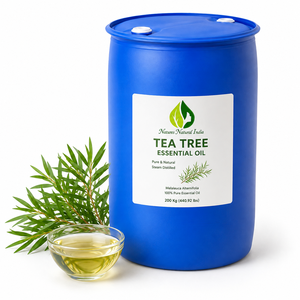 Huile Essentielle de Menthe Poivrée et d'Arbre à Thé 100% Pure de Natures Natural India, Distillée à la Vapeur, Qualité Cosmétique et Aromathérapie, Revitalisant Cutané - Product Image 1