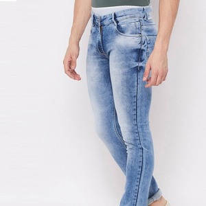 Jeans para Hombre, Corte Slim Fit, Clásicos, de Mezclilla, Diseño de Fabricante, Precio de Fábrica, Jeans Lavados, Pantalones de Mezclilla Rectos para Hombre - Product Image 4